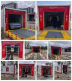 中國(guó)南昌，中國(guó)石化，隧道9刷電腦洗車(chē)機(jī)安裝調(diào)試中